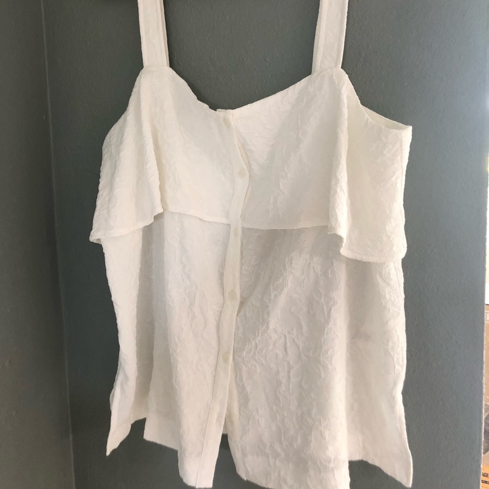 Michael Kors Linen Tank Top